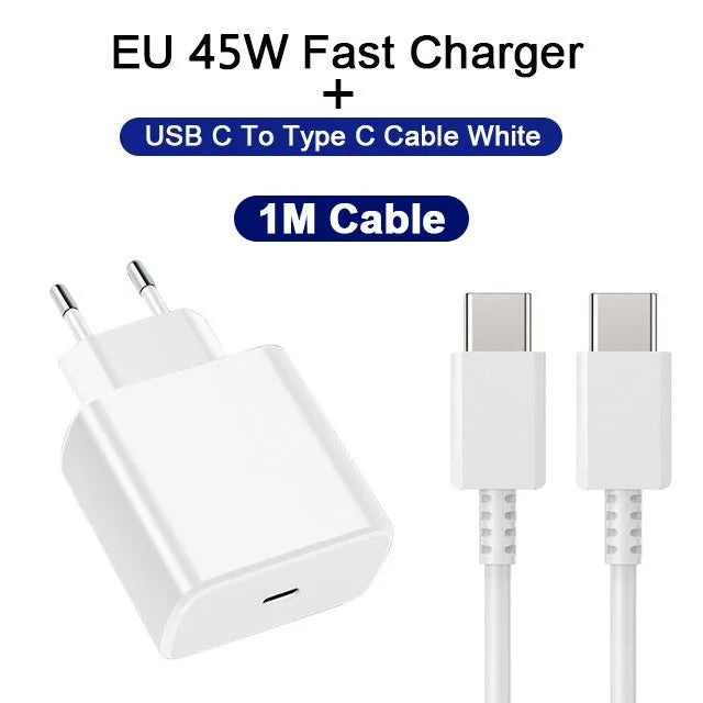 45W USB C PD Charger Fast Charging For Smartphones Portable - Smarsty
