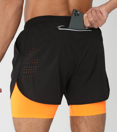 Gym Shorts Men Running Shorts with Liner Pockets Towel Loop Quick Dry Lightweight Workout Men's Breathable Athletic Sport Shorts - Smarsty