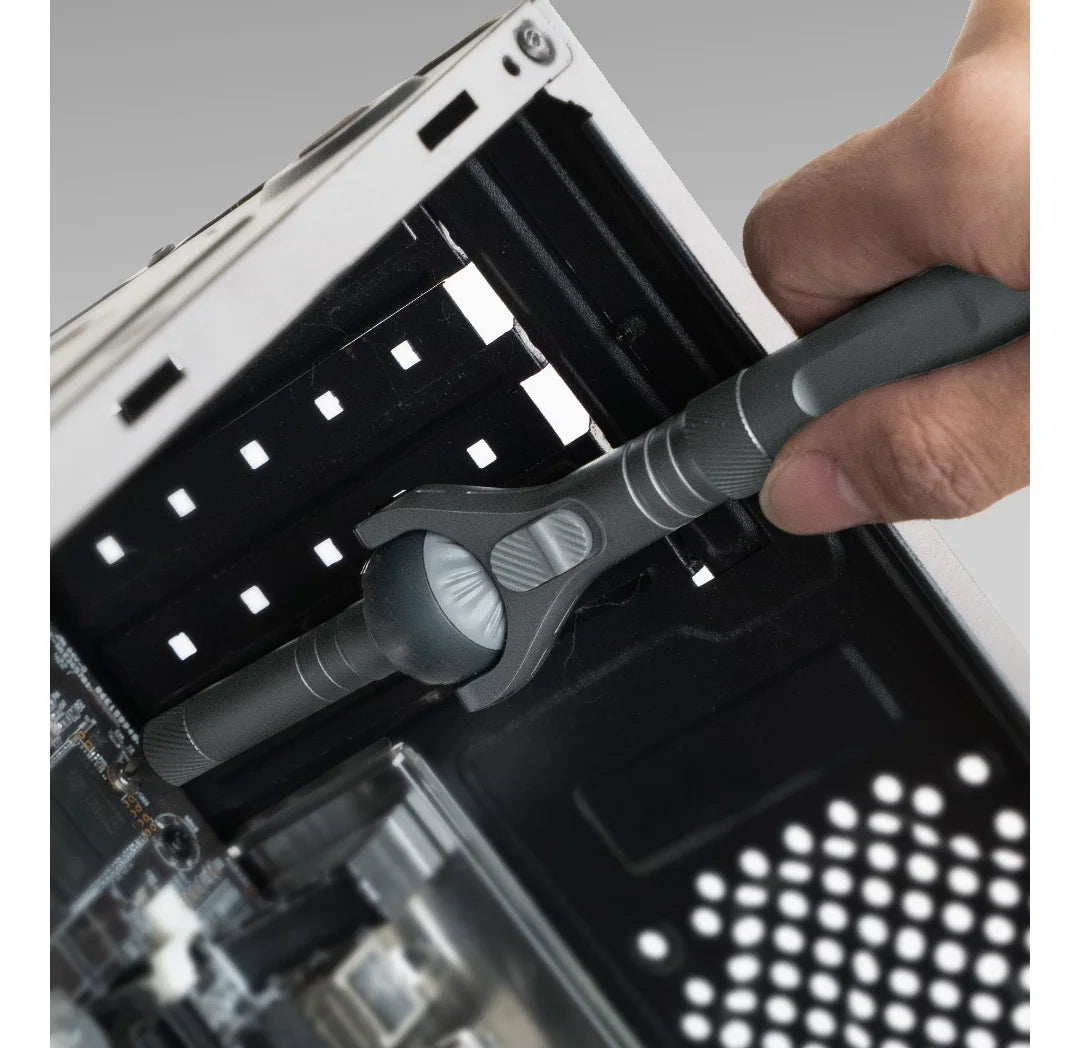 VMAN 40-in-1 Multi-Function Ratchet Screwdriver Kit with Magnetic Bits – Mini Repair Tool Set for PC, iPhone & Home Use