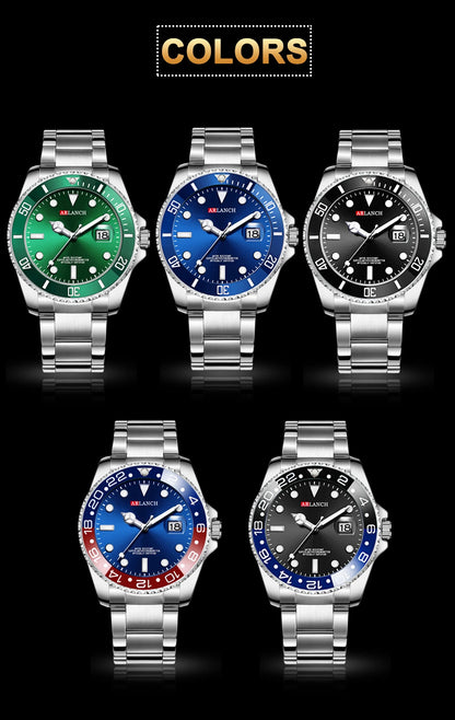 Classic Stainless Steel Quartz Watch with Magnifying Glass - Smarsty