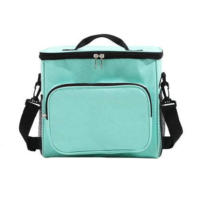 Insulated Portable Lunch Bag With Adjustable Shoulder Strap - Smarsty