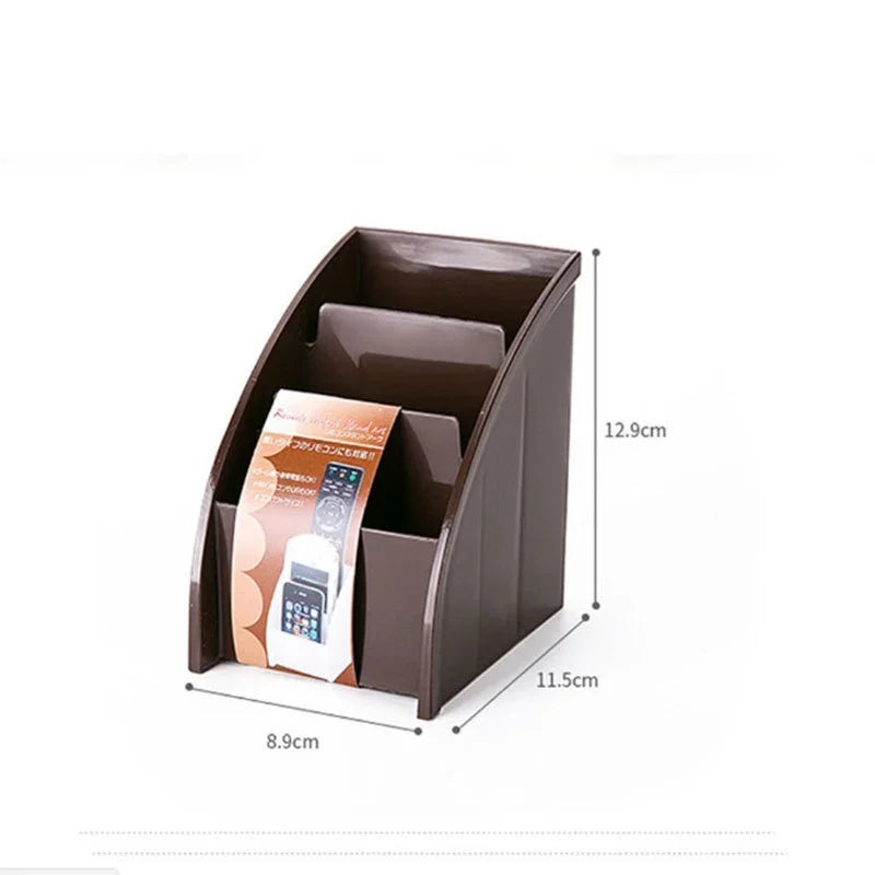 1PC Remote Control Storage Holder Desktop Case Box Organiser Mobile Phone Stand Home Decor by Smarsty