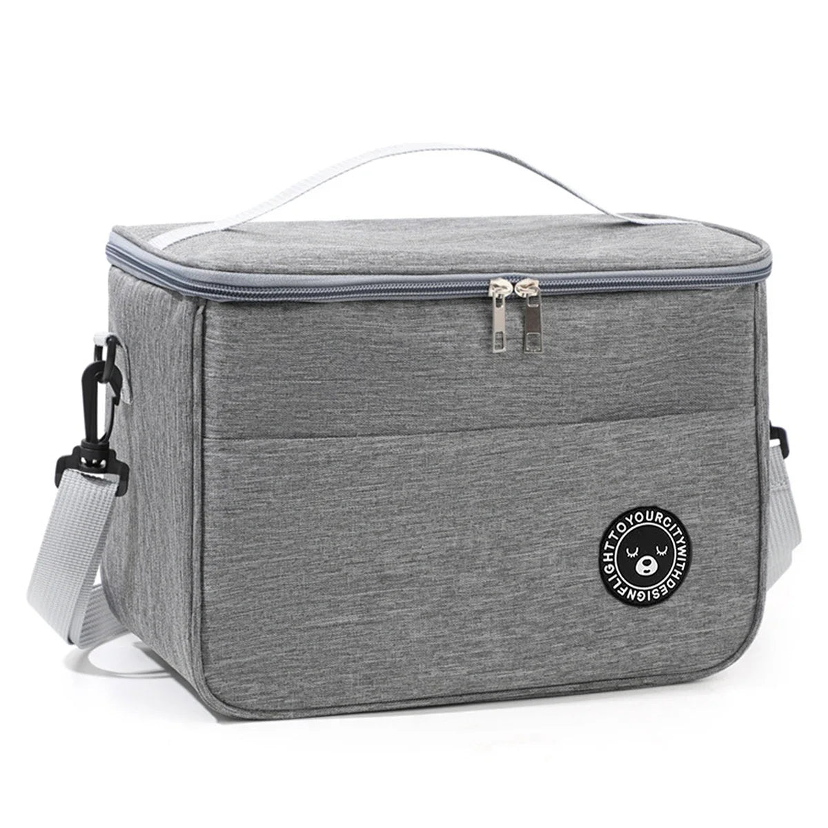 Insulated Lunch Bag Square Bento Bag with Aluminum Foil - Smarsty