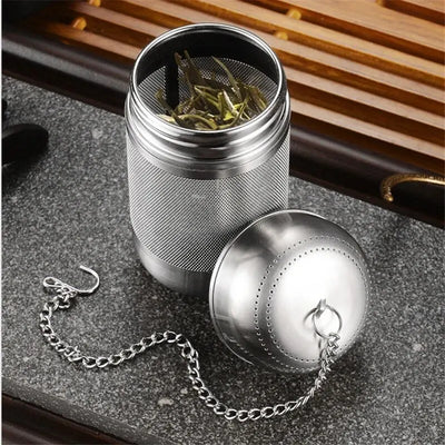 Tea Strainer Stainless Steel Tea Infuser Tea Leaves Spice Seasoning Ball Strainer Teapot Fine Mesh Coffee Filter Teaware - Smarsty