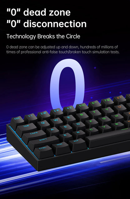 Mechanical Gaming Keyboard Rapid Trigger 8000Hz Response