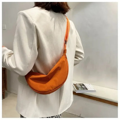 Women Backpack PU Leather Crossbody Bag With Zipper - Smarsty