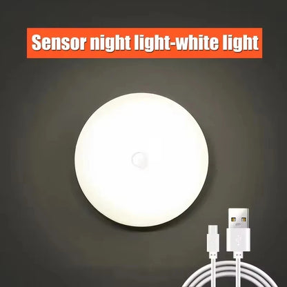 Motion Sensor LED Night Light USB Rechargeable for Cabinets - Smarsty