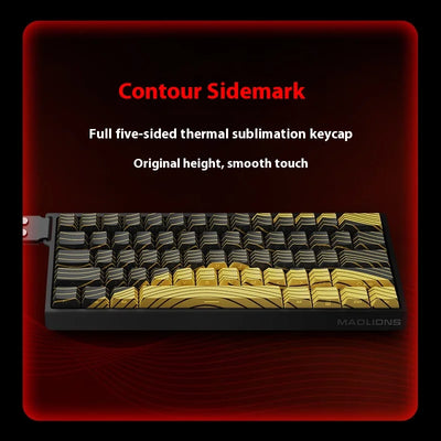 Mechanical Keyboard 60 68 USB Wired RGB Gaming Ergonomic - Smarsty