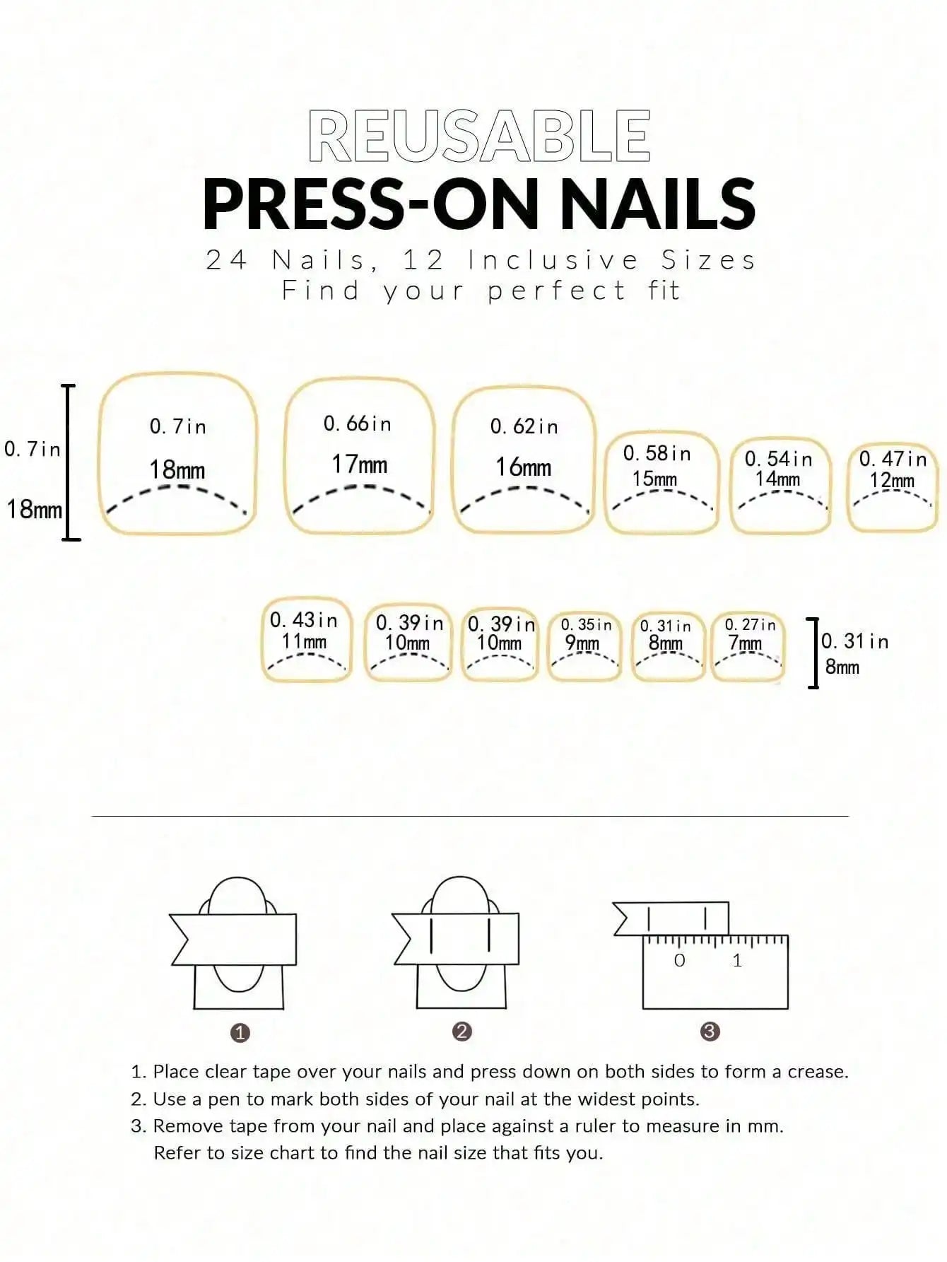 Medium Pink Candy Color Press On Nails Set - Smarsty