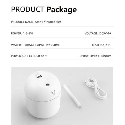 USB Mini Aroma Essential Oil Humidifier with LED Lamp - Smarsty