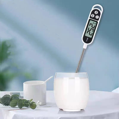 Probe Type Food Thermometer Kitchen Digital Thermometer For Meat Milk Cooking Food BBQ TP300 Electronic Temperature Gauge Tool by Smarsty