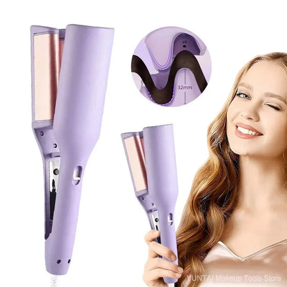 32MM Hair Curler Fast Heating Deep Wave Styling - Smarsty