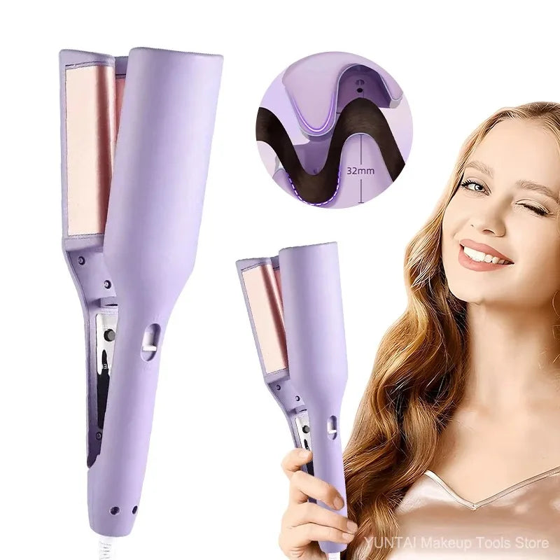 32MM Hair Curler Fast Heating Deep Wave Styling - Smarsty