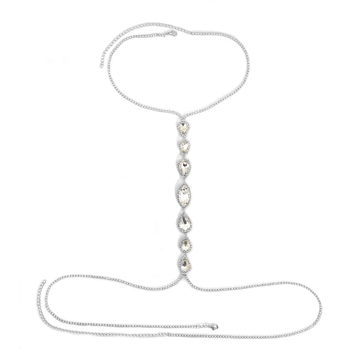 Blue Droplet Body Chain for Women Beach Accessories - Smarsty
