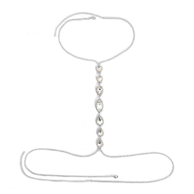 Blue Droplet Body Chain for Women Beach Accessories - Smarsty