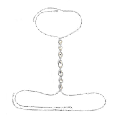 Blue Droplet Body Chain for Women Beach Accessories - Smarsty