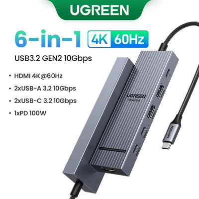 USB C Docking Station HDMI Hub 8K 4K Including RJ45 - Smarsty