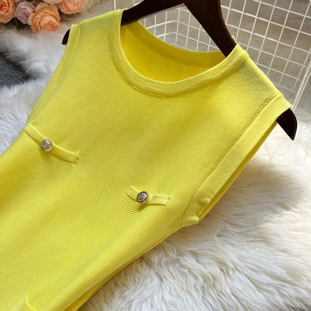 YuooMuoo Chic Fashion 2025 Summer Pleated Short Dress Women O-neck Slim Waist A-line Party Dress Streetwear Lady Outfits Vestido - Smarsty