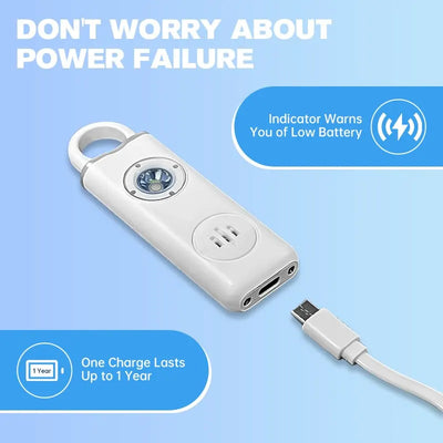 He Original Personal Safety Siren for Women - 130dB Siren, Strobe & Key Chain 3 Pop Colors AF2004 Anti Robbery Call for Help by Smarsty