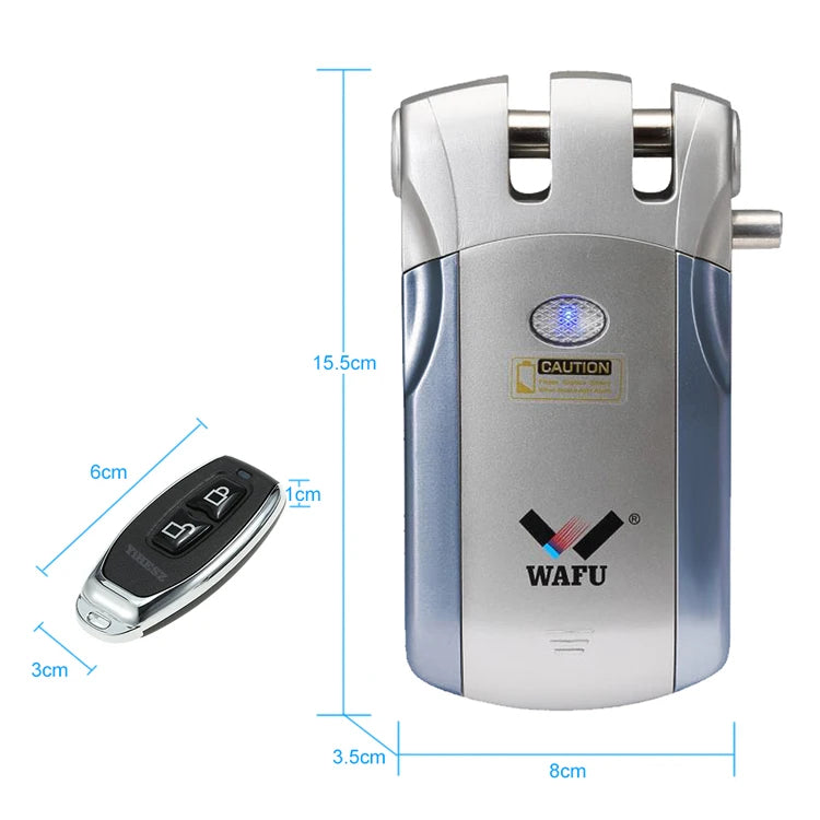 Smart Invisible Deadbolt Door Lock with Remote Control - Smarsty