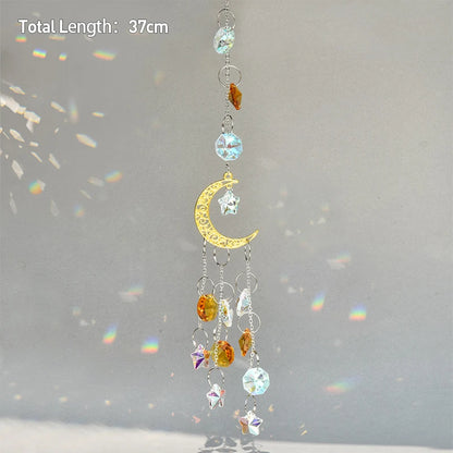Hanging Crystal Pendant Suncatcher Wind Chimes for Home Decor - Smarsty