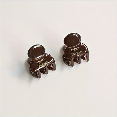 Mini Acetate Hair Claws Set Secure Cute Elegant Clips - Smarsty