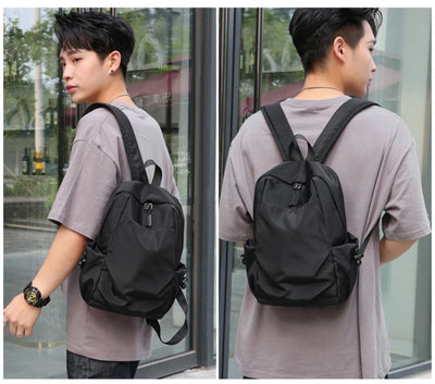 Sport Mini Men's Backpack Fashion Small Black Travel Rucksack Shoulder School Bag Canvas Designer Sports Backpacks Mochila Bags - Smarsty
