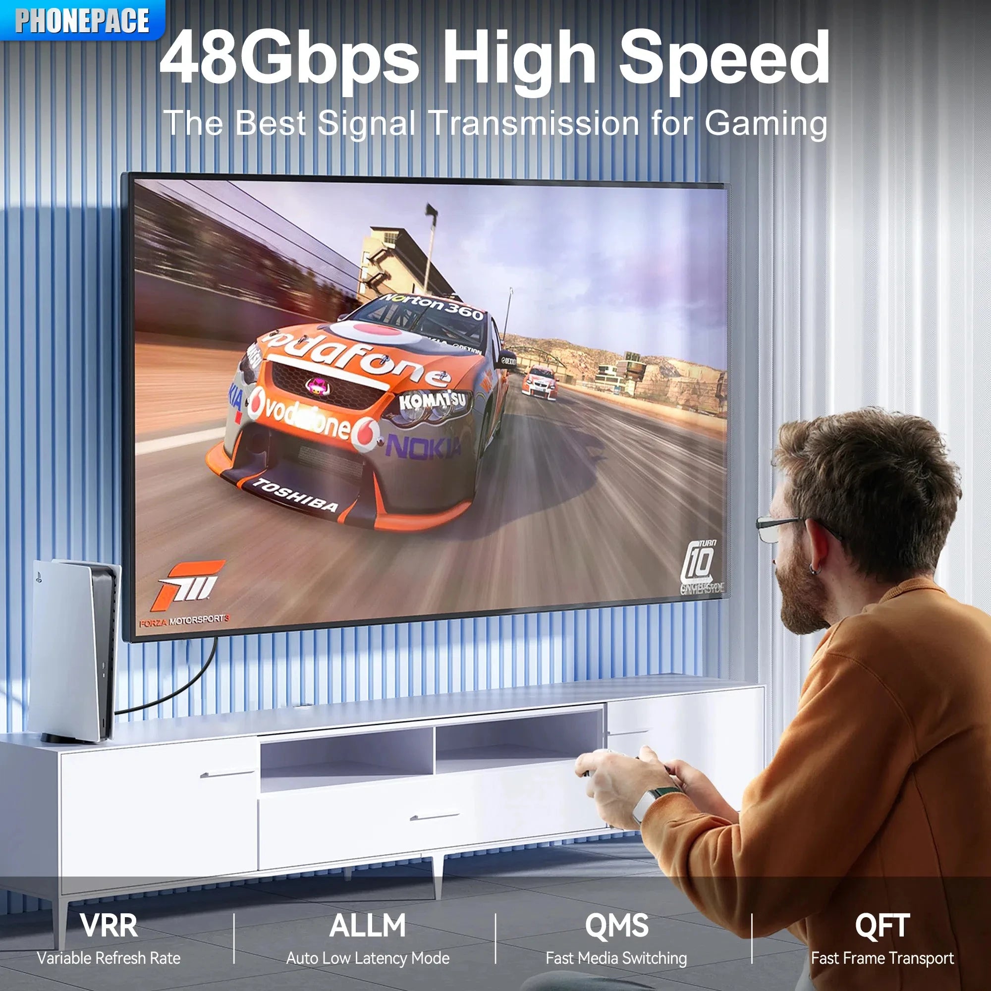 High Speed 8K HDMI Cable with Braided Nylon Design - Smarsty