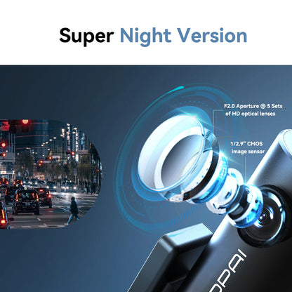 WiFi Car Dash Cam With Night Vision 1296P Ultra Pro - Smarsty