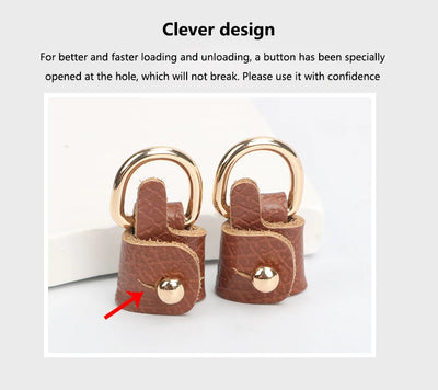 1 Set Bag Strap For Longchamp Mini Punch-free Genuine Leather Shoulder Strap Set Transformation Crossbody Strap Bag Accessories - Smarsty