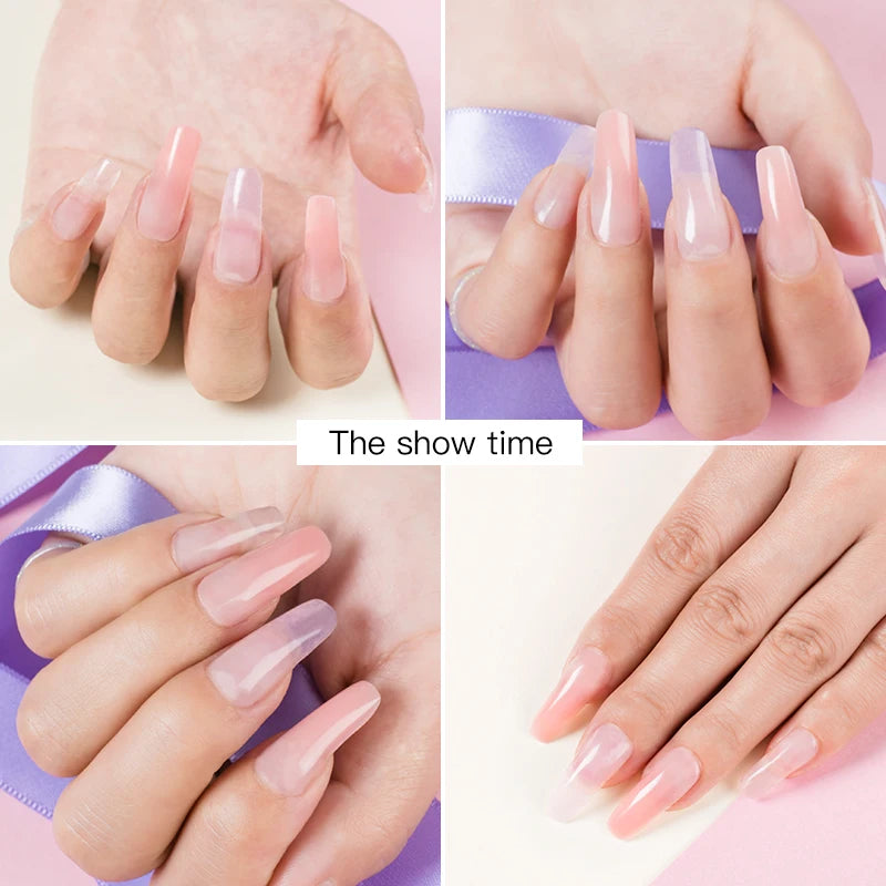 Nail Extension Gel Polish Set for Stunning Manicures - Smarsty