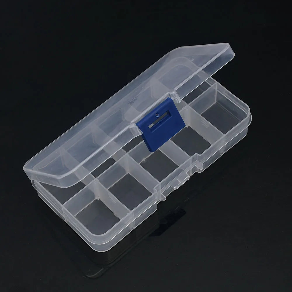Plastic Jewelry Organizer Storage Box With Dividers - Smarsty