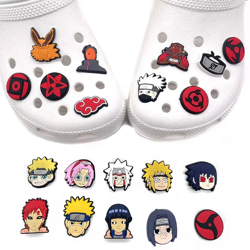 [Cartoon | Charms] 20PCS Cartoon Shoe Charms Set PVC Removable Decorations for Clogs And Sandals Holiday Party Gift