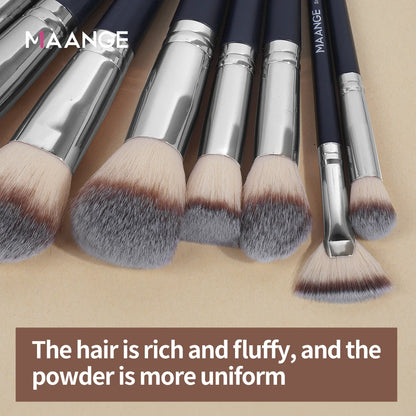MAANGE 30 Piece Professional Makeup Brush Set with Bag - Smarsty