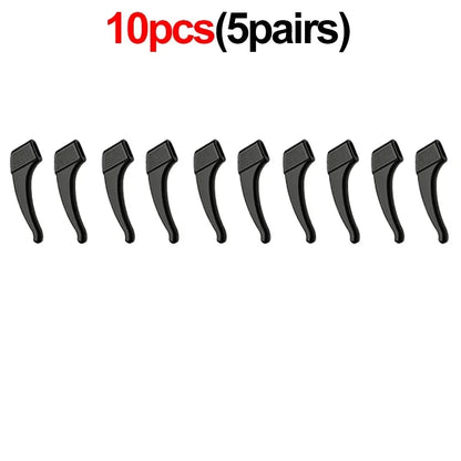 2/40pcs Silicone Ear Hook Anti-slip Glasses Leg Ear Sleeve Bracket Fastener Sunglasses Accessories Grip Anti-fall Eyewear Holder - Smarsty