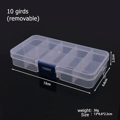 Plastic Storage Box Organizer for DIY Jewelry Crafts - Smarsty