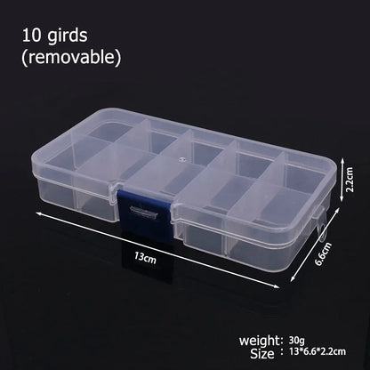 Plastic Storage Box Organizer for DIY Jewelry Crafts - Smarsty