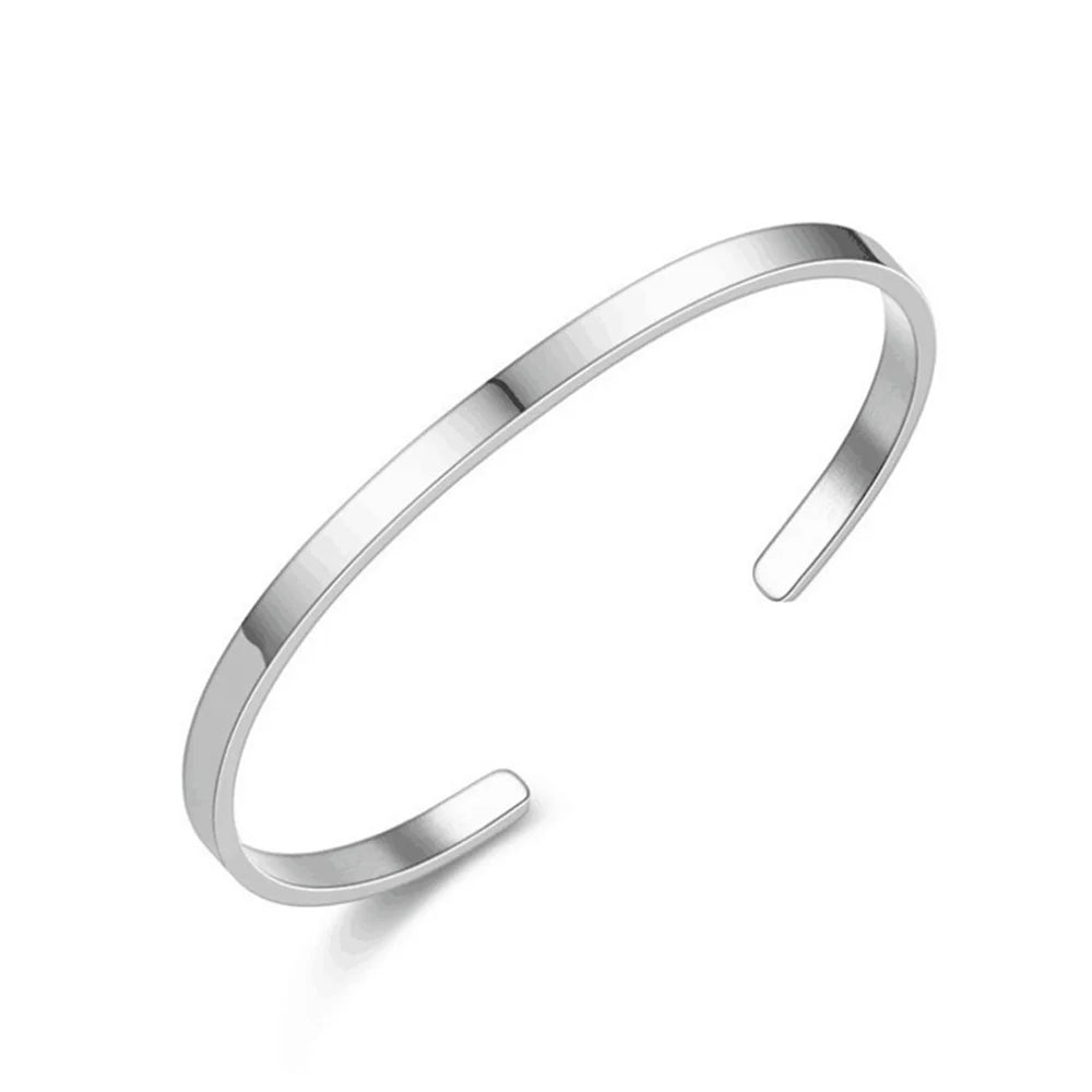 Men's Stainless Steel Cuban Chain Adjustable Bracelet - Smarsty