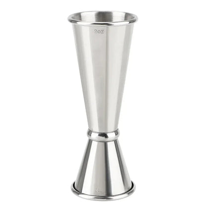 Stainless Steel Double Shot Jigger Cocktail Measure Cups - Smarsty
