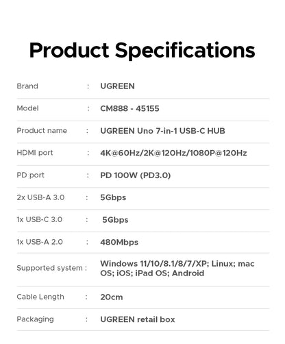 USB C Hub With 4K HDMI And Gigabit Ethernet Docking
