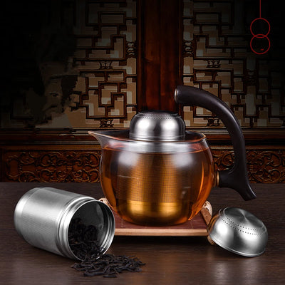 Tea Strainer Stainless Steel Tea Infuser Tea Leaves Spice Seasoning Ball Strainer Teapot Fine Mesh Coffee Filter Teaware - Smarsty