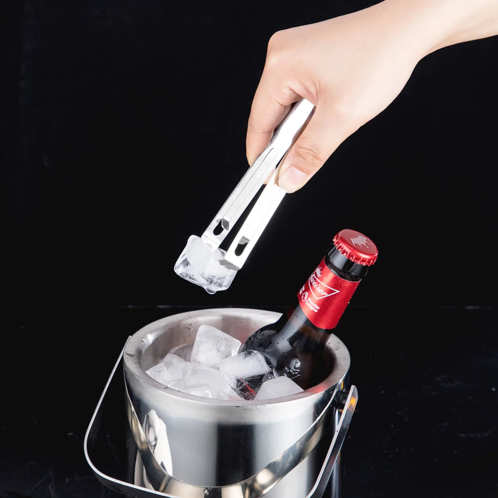 Portable Stainless Steel Ice Bucket for Outdoor Parties - Smarsty