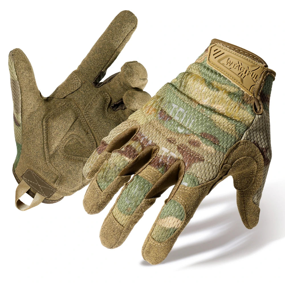 Touchscreen Tactical Gloves Shockproof Non Slip Full Finger - Smarsty