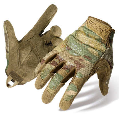 Touchscreen Tactical Gloves Shockproof Non Slip Full Finger - Smarsty