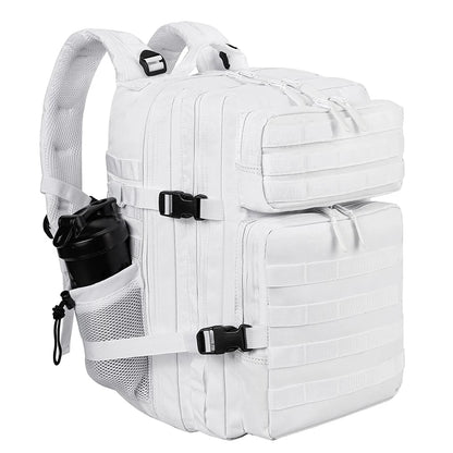LHI 45L/35L/25L Tactical Backpack for Men and Women Waterproof Athlete Gym Outdoor Bag Travel Hiking Rucksack with Bottle Holder - Smarsty