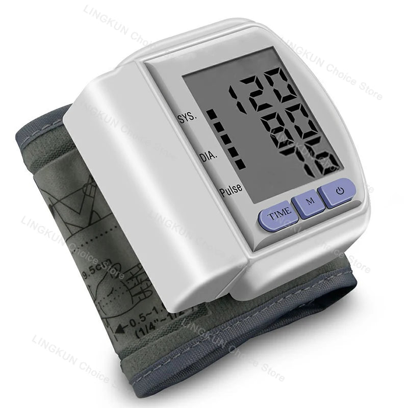 Digital Blood Pressure Monitor with Wrist Cuff - Smarsty