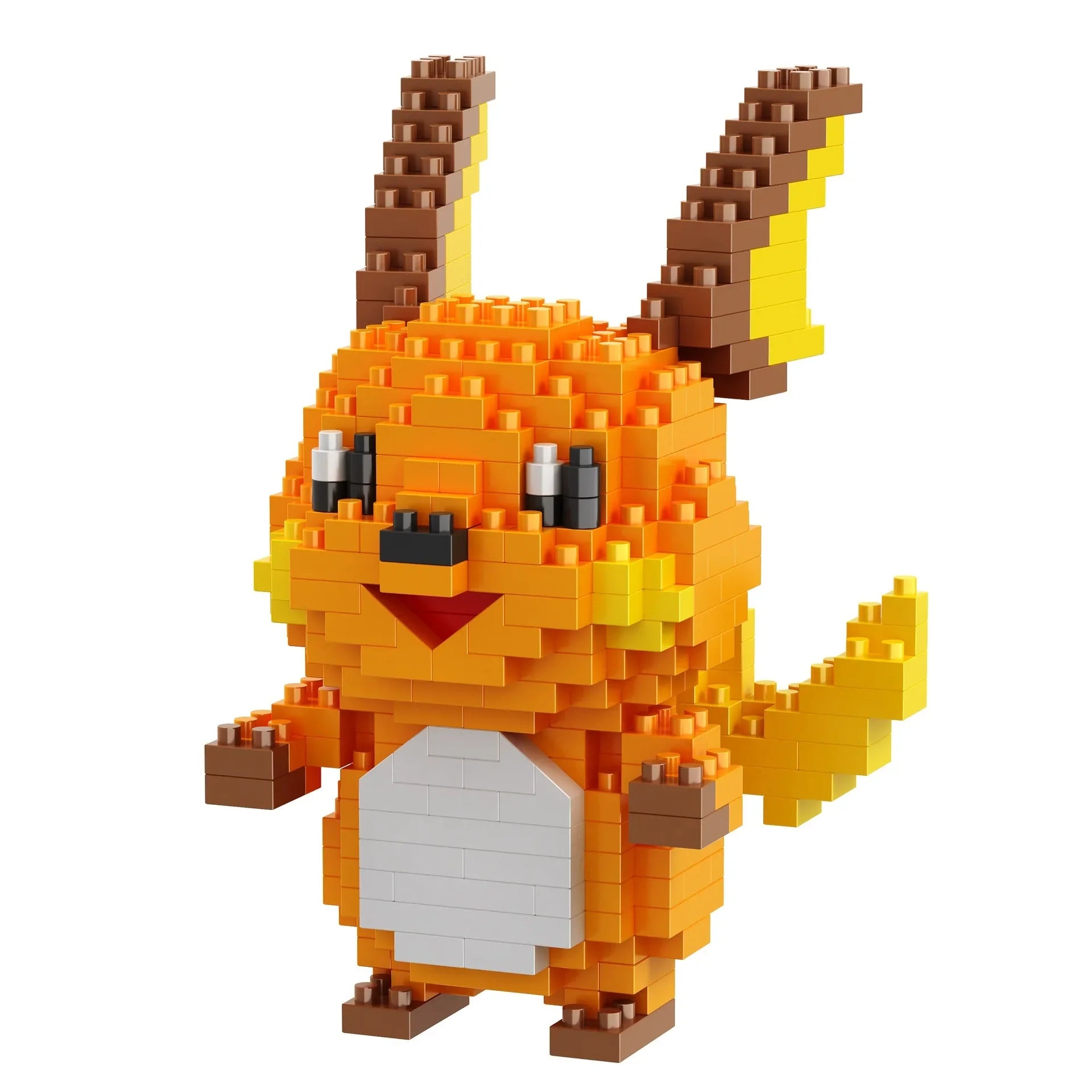 DIY Pokemon Blocks Small Cartoon Mini Building Block Pikachu Charizard Eevee Mewtwo Anime Assemble Action Model Dolls Toys by Smarsty