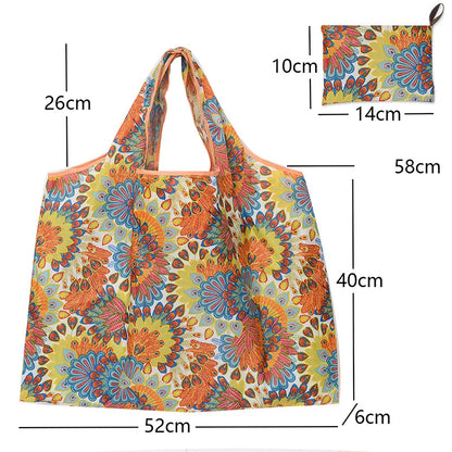 Versatile Folding Canvas Shopping Bag With Large Capacity - Smarsty