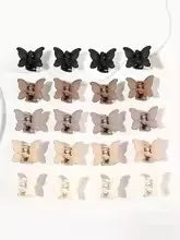 20 Pack Mini Hair Clips Strong Hold Nonslip Durable Claws - Smarsty