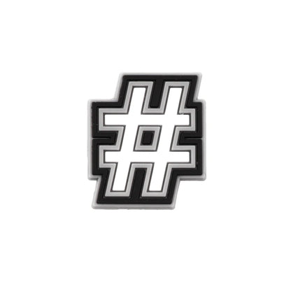 1 Pcs Letter Shoe Charms for Clog Sandals Shoe Decoration Number Alphabet Characters DIY Shoes Pins for Boy Girl Men Women